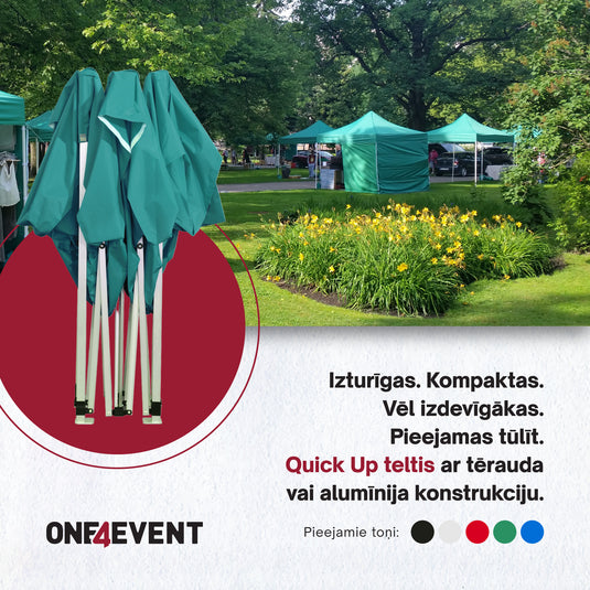 Īpašais piedāvājums QuickUp teltīm!