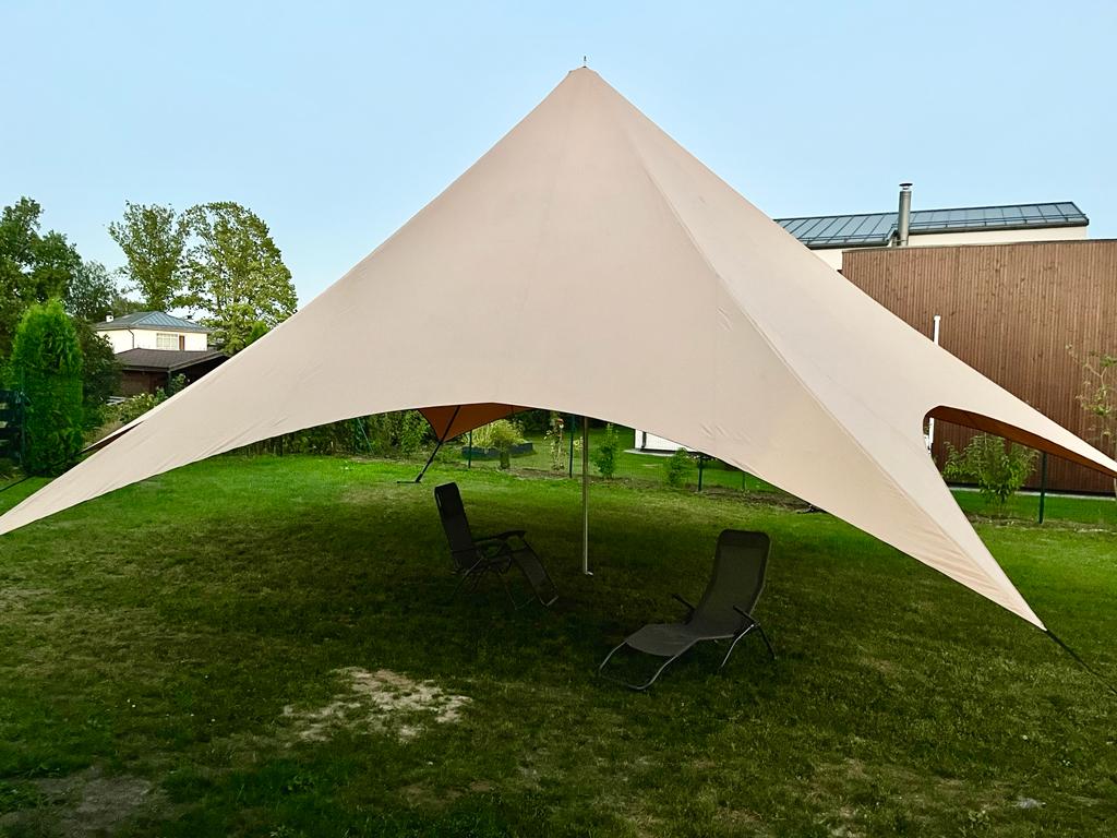 sonnensegel pyramide Star-shaped tent