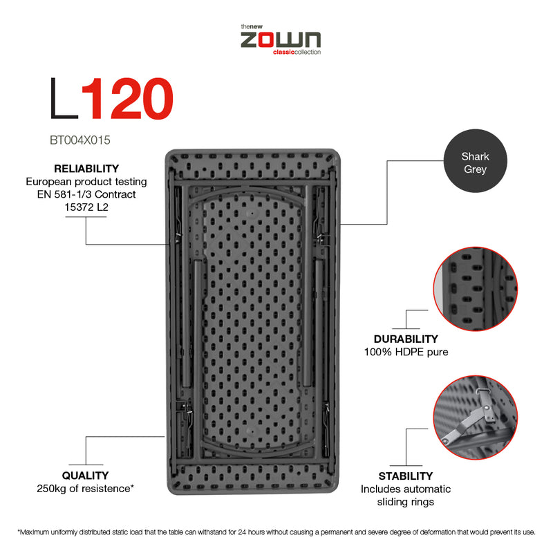 Load image in gallery view, Folding table Zown XL150 New Classic
