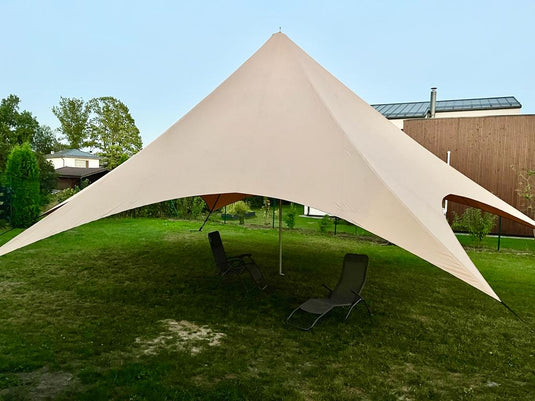 Zvaigznes formas telts - iznomā