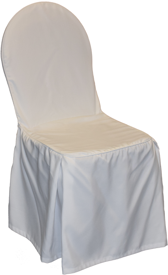 Free-falling chair cover - for rent