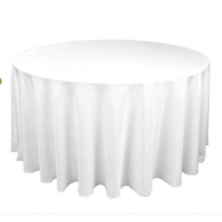 Balts galdauts d=210cm - iznomā